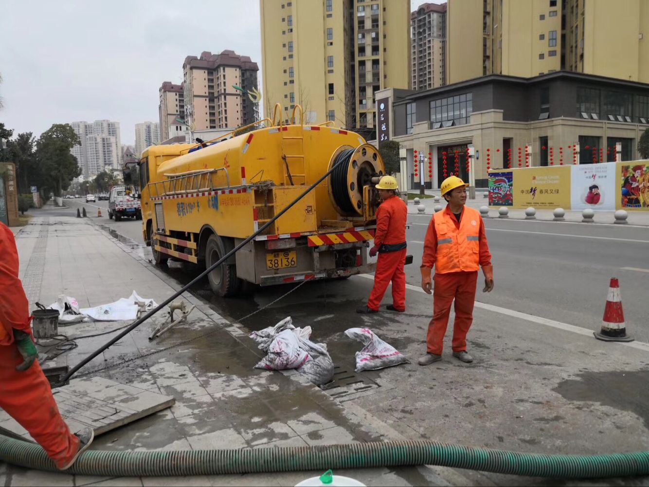黟县排污管道清淤-管道清洗